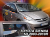 Owiewki przód+tył TOYOTA SIENNA (II) 5D 2003-2010R (+OT)
