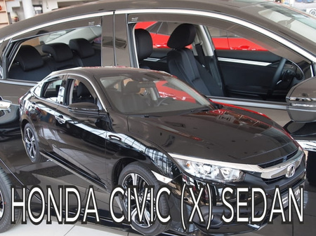 Owiewki przód+tył HONDA CIVIC X 4d 2017R → (+OT) SEDAN