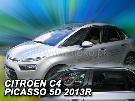 Owiewki przód+tył CITROEN C4 PICASSO Mk2 5d 2013R →(+OT) Space Tourer
