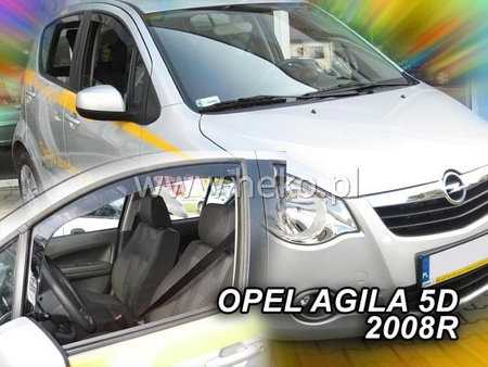Owiewki przód+tył OPEL AGILA  5d  2008r.→(+OT)