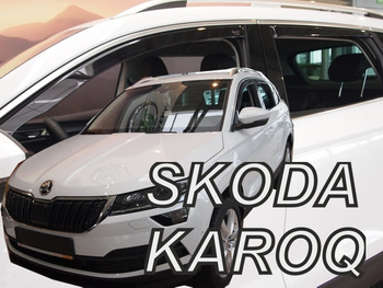 Owiewki przód+tył SKODA KAROQ    5D 2017R.→ (+OT)