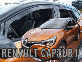 Owiewki przód+tył RENAULT CAPTUR II 5D  2019r.→(+OT)