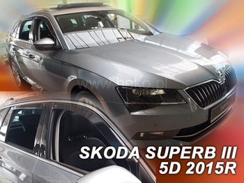 Owiewki przód+tył SKODA SUPERB III  5D 2015r.→(+OT) (COMBI)