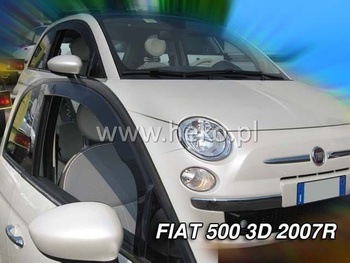 Owiewki przód FIAT 500      3d 2007R. →