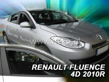 Owiewki przód RENAULT FLUENCE 4D  2009r.→