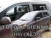 Owiewki przód+tył TOYOTA SIENNA  (III)  XL30  5D 2010-2020R (+OT)