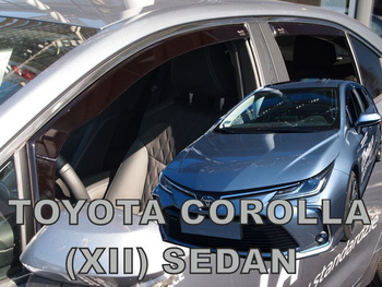 Owiewki przód+tył TOYOTA COROLLA  4D    2018R → (XII gen) (+OT) sedan