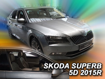 Owiewki przód SKODA SUPERB III  5D 2015r.→