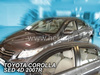 Owiewki przód+tył TOYOTA COROLLA  E14/15 4d  03.2007-2013r.  (+OT) sedan