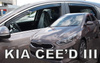 Owiewki przód+tył KIA CEE`D         III    5d  2018R →  (+OT) HTB