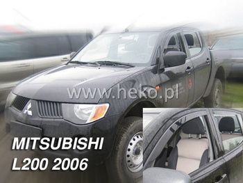 Owiewki przód MITSUBISHI L-200 (IVgen)  2/4d  (single/double cab) 06.2006-2016r.