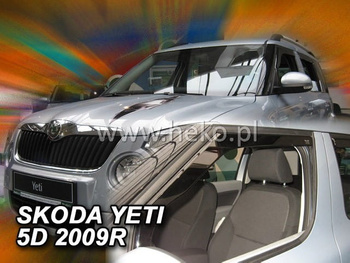 Owiewki przód SKODA YETI 5D 2009R.→