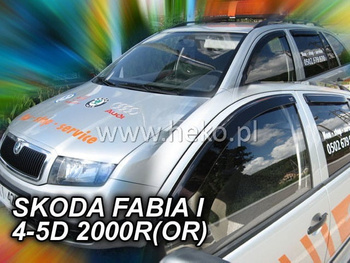 Owiewki przód+tył SKODA FABIA  4d / 5d   1999-2007r.(OR) (+OT)