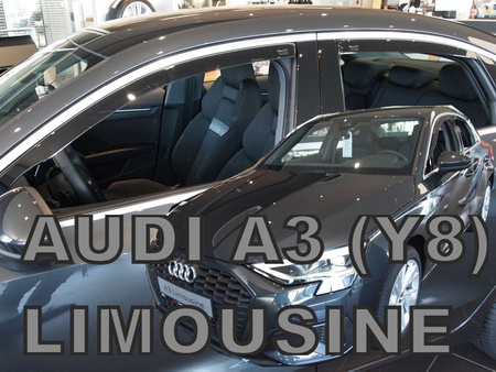 Owiewki przód+tył AUDI A3 LIMOUSINE (Y8) 4d 2020R.→(+OT)