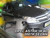 Owiewki przód+tył OPEL ASTRA  III H  5d  2007-2014r. (+OT) sedan