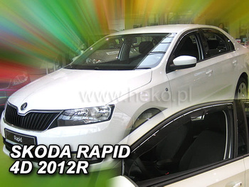 Owiewki przód SKODA RAPID / SPACEBACK  5D 2012R.→