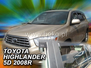 Owiewki przód+tył TOYOTA HIGHLANDER 5D 2007-2013R(+OT)(wersjaUSA)