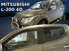 Owiewki przód+tył MITSUBISHI L-200 (V/VI  gen) 4d (double cab) 06.2015r  → (+OT)