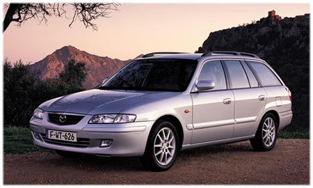 Owiewki przód MAZDA 626  GW  COMBI    5d  1998r.→