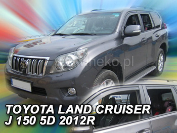 Owiewki przód+tył TOYOTA LAND CRUISER J150 5d  2009r.→ (+OT)