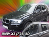 Owiewki przód+tył BMW X3          (F25) 5D 2010-2017R(+OT)