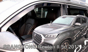 Owiewki przód+tył SSANGYONG REXTON    II  5d  2017r.→    (+OT)