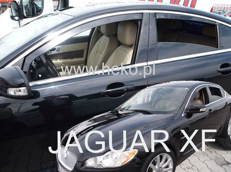 Owiewki przód+tył JAGUAR XF (I) X250 4d 2007-2015R (+OT)