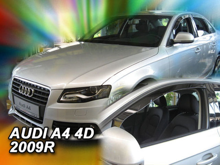 Owiewki przód+tył AUDI A4 (B8) 4d 2009-2015r.(+OT) SEDAN