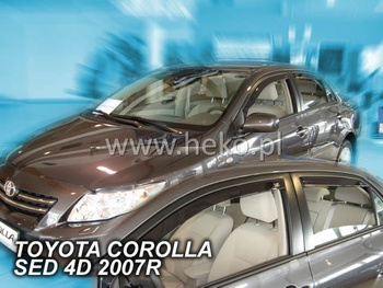 Owiewki przód+tył TOYOTA COROLLA  E14/15 4d  03.2007-2013r.  (+OT) sedan