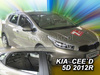 Owiewki przód+tył KIA CEE`D           II    5d  2012-2018R   (+OT)