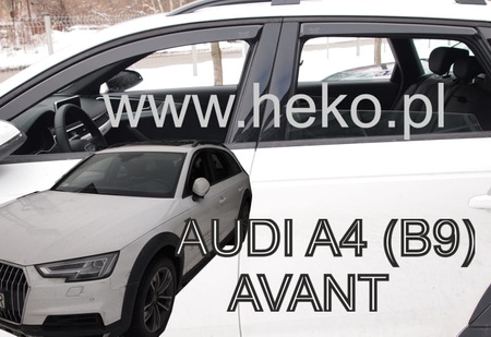 Owiewki przód+tył AUDI A4 (B9) 5d 2016R→(+OT) AVANT/ALLROAD