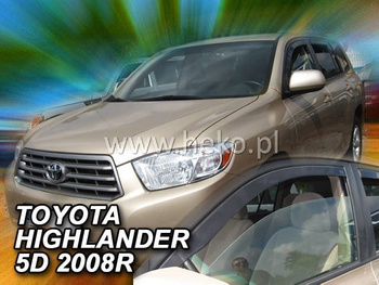 Owiewki przód TOYOTA HIGHLANDER 5D 2007-2013R(wersjaUSA)