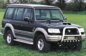 Owiewki przód HYUNDAI GALLOPER  3/5d  1998r.→