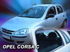 Owiewki przód+tył OPEL CORSA  C  5D 2000 – 2006R (+OT)