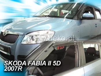 Owiewki przód SKODA FABIA II 5D  05.2007-2015R.   HTB