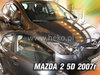 Owiewki przód+tył MAZDA 2  II    5d  06.2007-2009R.  (+OT)