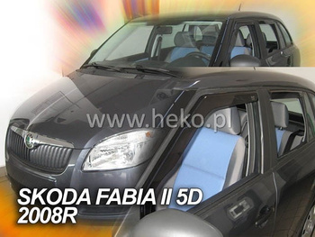 Owiewki przód+tył SKODA FABIA II 5D .2008-2015R.       (+OT) COMBI