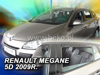 Owiewki przód+tył RENAULT MEGANE  III GRANDTOUR 4/5d 2009-2016r.(+OT)