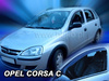 Owiewki przód+tył OPEL CORSA  C  5D 2000 – 2006R (+OT)