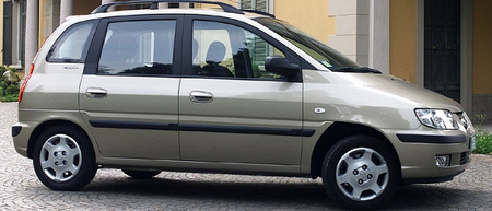 Owiewki przód+tył HYUNDAI MATRIX    5d  2001-2010r. (+OT)