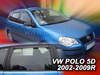 Owiewki przód+tył VW POLO  5d  2002-2009r. (+OT)