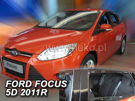 Owiewki przód+tył FORD FOCUS III 4/5d 2011-2018r.(+OT) SED/HTB