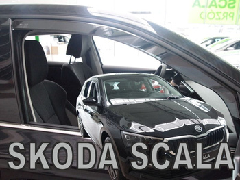 Owiewki przód SKODA SCALA     5D 2019R.→