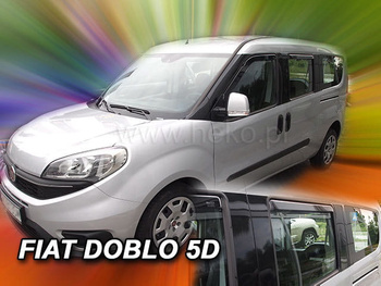 Owiewki przód+tył FIAT DOBLO II   5d 2010r.→(+OT)