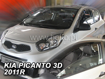 Owiewki przód KIA PICANTO II   3d   2011-2017r.