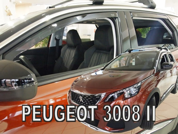 Owiewki przód+tył PEUGEOT II 3008 5D 2017r.→(+OT)