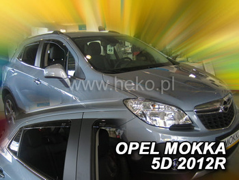 Owiewki przód+tył OPEL MOKKA A/X 5D. 2012-2020R.(+OT)