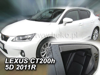 Owiewki przód+tył LEXUS  CT 200H     5d 2011-2020R. (+OT)