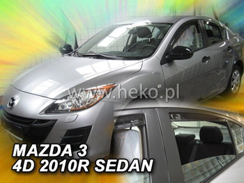 Owiewki przód+tył MAZDA 3   II       5d  2008-2014r.(+OT) SEDAN