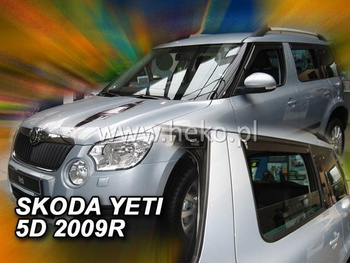 Owiewki przód+tył SKODA YETI 5D 2009R.→(+OT)